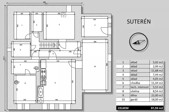 Prodej rodinného domu, Žandov, 289 m2