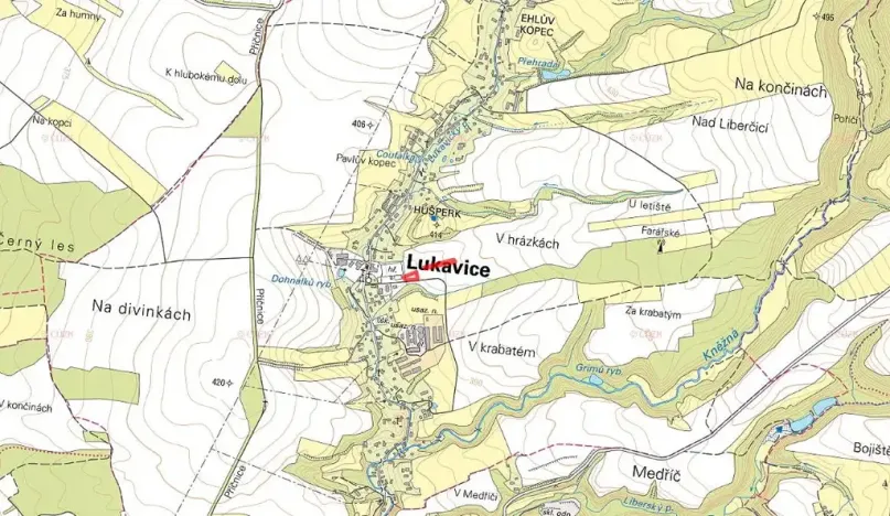 Prodej pozemku pro bydlení, Lukavice, 3755 m2