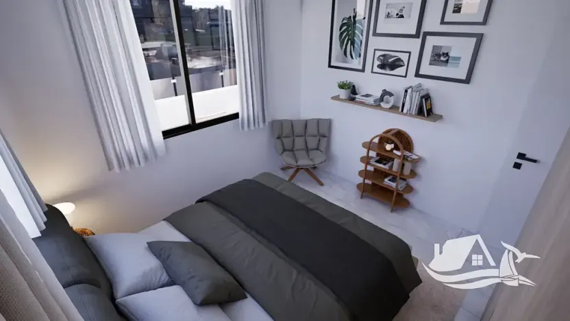 Prodej bytu 2+kk, Deryneia, Kypr, 50 m2