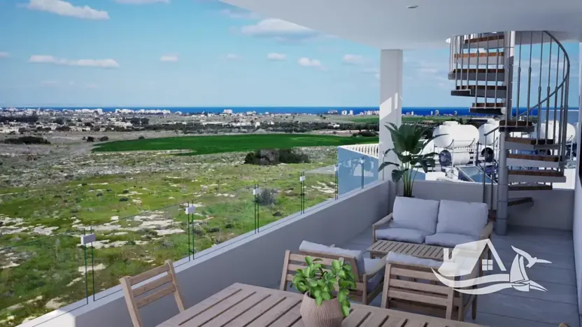 Prodej bytu 2+kk, Deryneia, Kypr, 50 m2