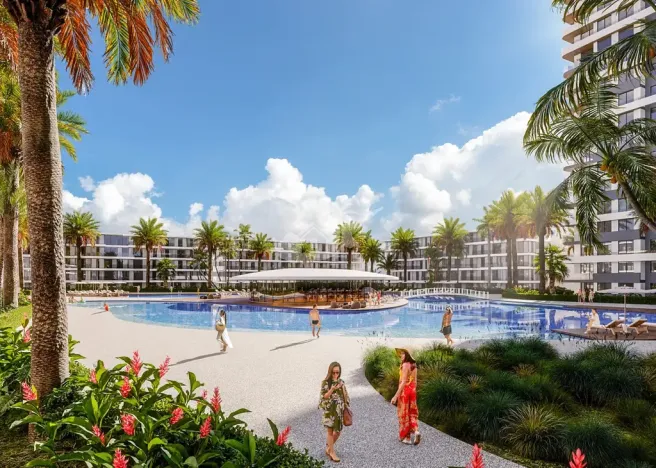 Prodej bytu 3+kk, Trikomo, Kypr, 76 m2