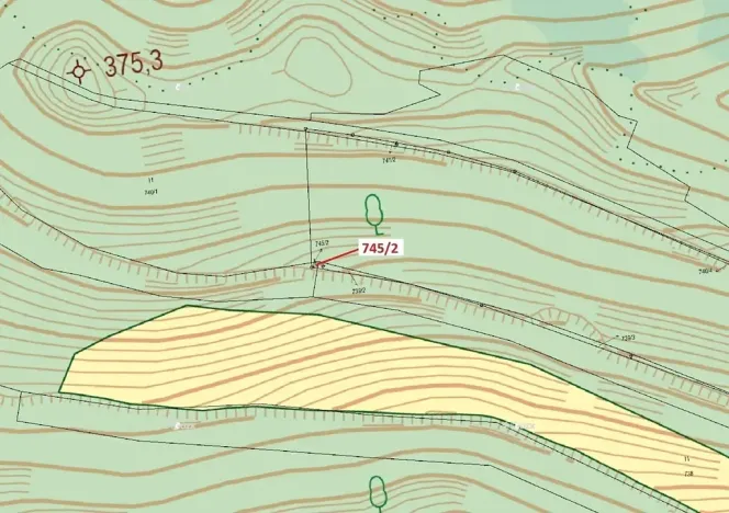 Dražba lesa, Zubrnice, 5 m2