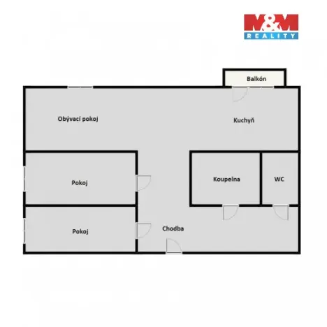 Pronájem bytu 3+1, Litvínov - Horní Litvínov, Ruská, 67 m2