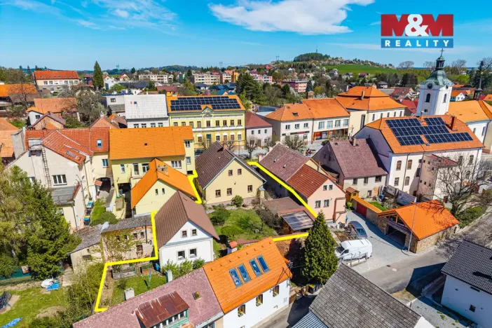 Prodej rodinného domu, Divišov, Horní náměstí, 213 m2