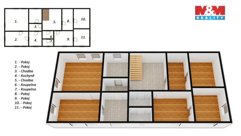 Prodej rodinného domu, Broumov - Poříčí, Tyršova, 320 m2