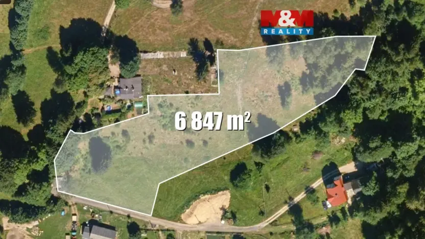 Prodej louky, Janov nad Nisou - Loučná nad Nisou, 6847 m2