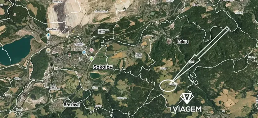 Prodej zahrady, Loket, 381 m2