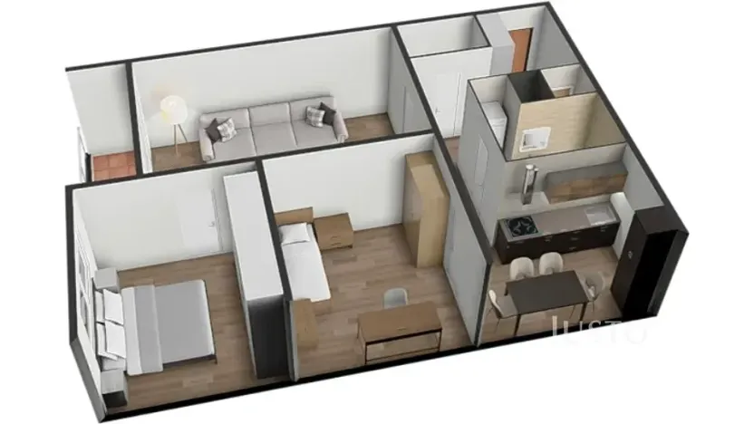 Prodej bytu 3+1, Bavorov, Na Sídlišti, 70 m2