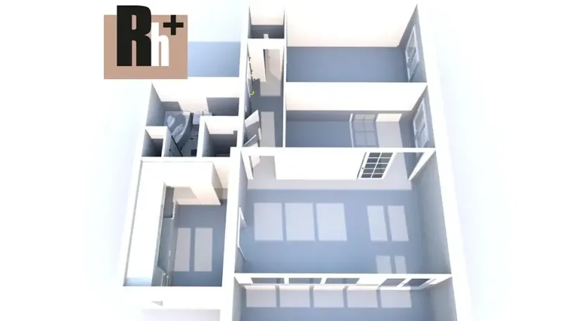 Prodej bytu 3+1, Ostrava, Mojmírovců, 67 m2