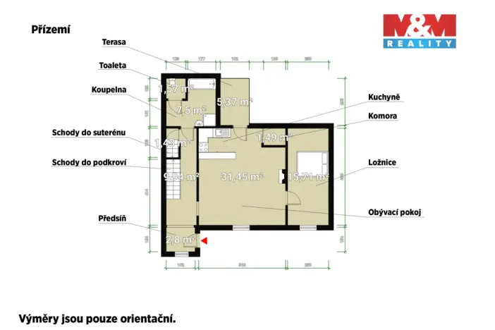 Prodej rodinného domu, Bavoryně, 127 m2