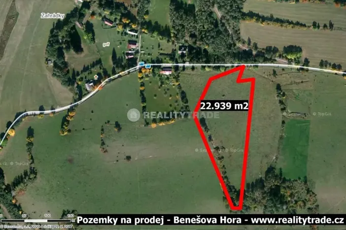 Prodej pole, Vacov, 22939 m2