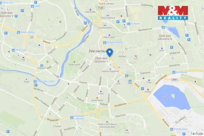 Prodej obchodního prostoru, Žďár nad Sázavou, nám. Republiky, 500 m2