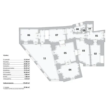 Prodej atypického bytu, Praha - Staré Město, Jilská, 176 m2