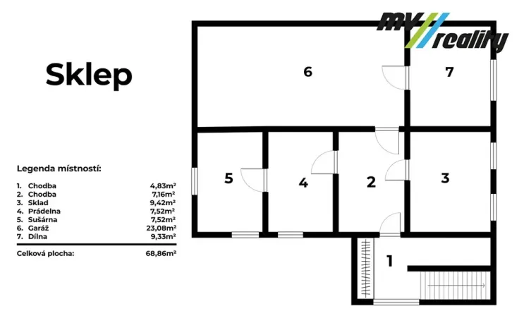 Prodej rodinného domu, Kostelec nad Černými lesy, Sportovní, 156 m2