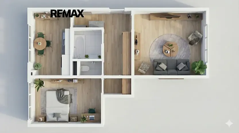 Prodej bytu 2+1, Česká Lípa, Myslbekova, 56 m2