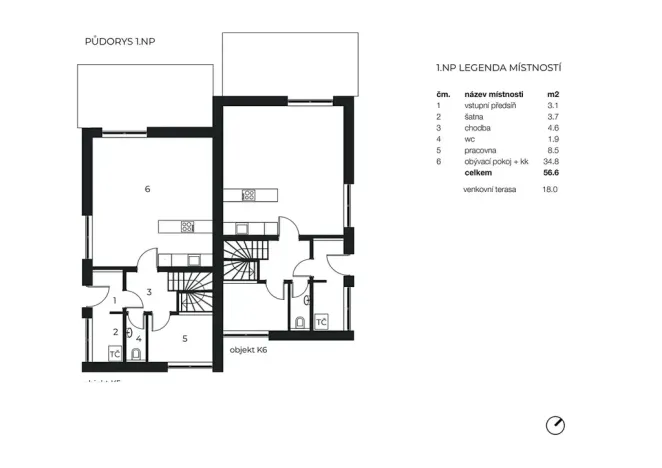 Pronájem rodinného domu, Praha - Vinoř, Lipoltická, 114 m2