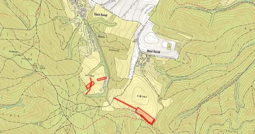Prodej pole, Městečko Trnávka, 20862 m2