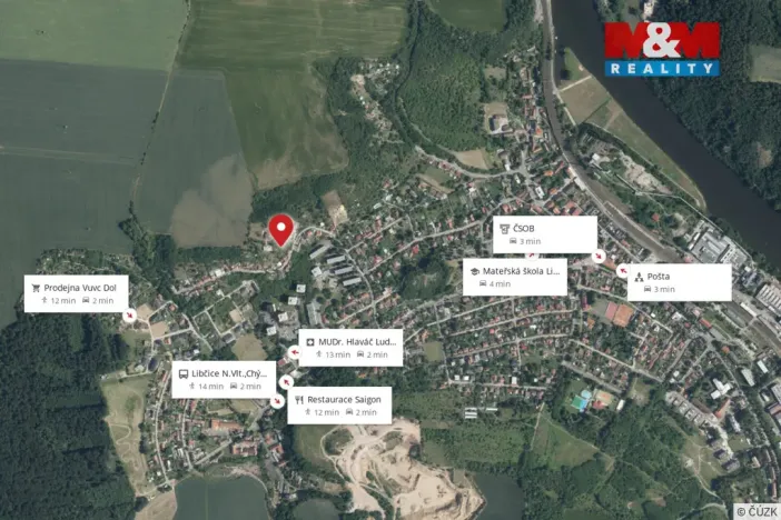 Prodej chaty, Libčice nad Vltavou, Na Vrchách, 56 m2