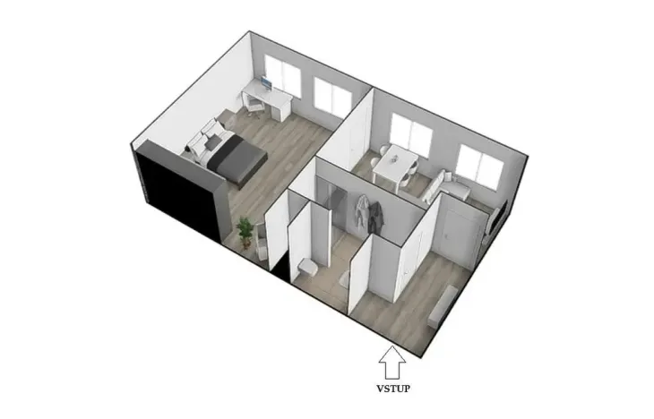 Prodej bytu 2+kk, Letovice, Komenského, 50 m2
