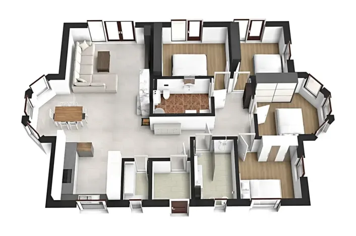 Prodej rodinného domu, Šestajovice, Za Stodolama, 125 m2