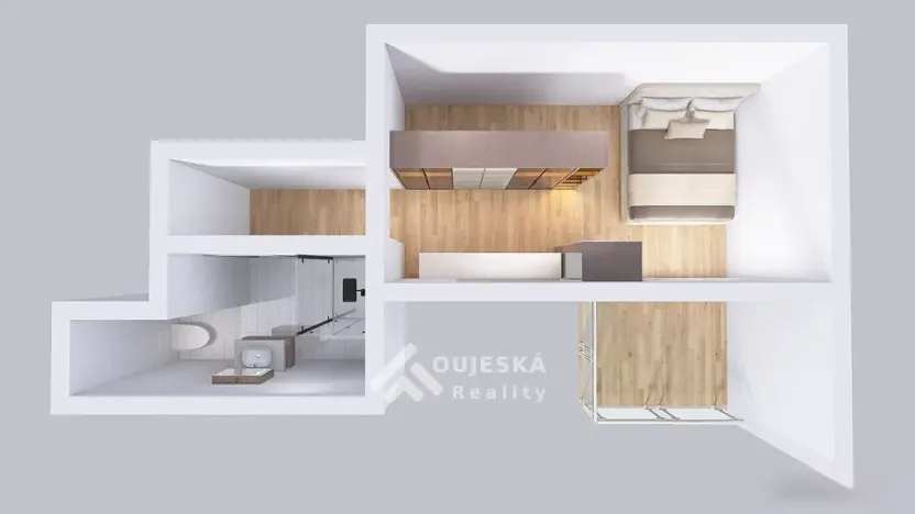 Pronájem bytu 2+kk, Ivančice, Žerotínovo náměstí, 55 m2