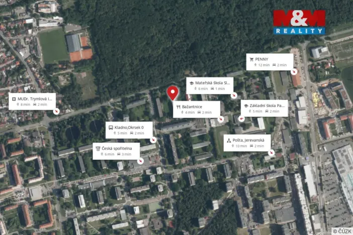 Pronájem bytu 2+1, Kladno - Kročehlavy, Havanská, 56 m2