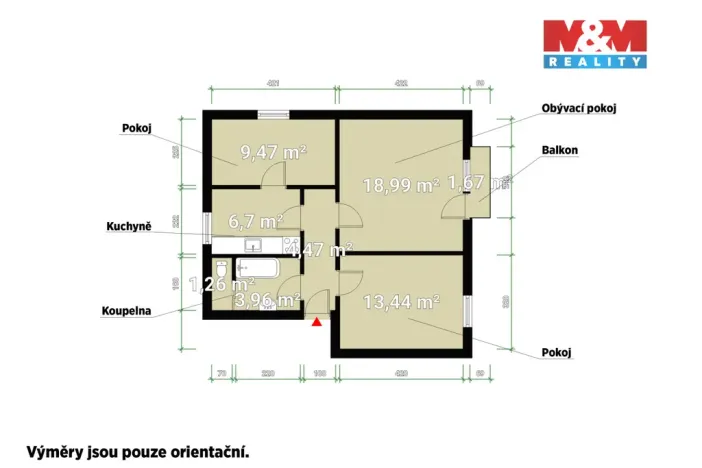 Prodej bytu 3+1, Strážov, 75 m2