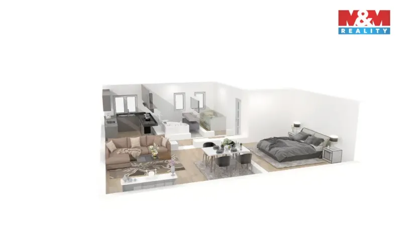 Pronájem bytu 2+1, Pardubice - Zelené Předměstí, Lexova, 61 m2