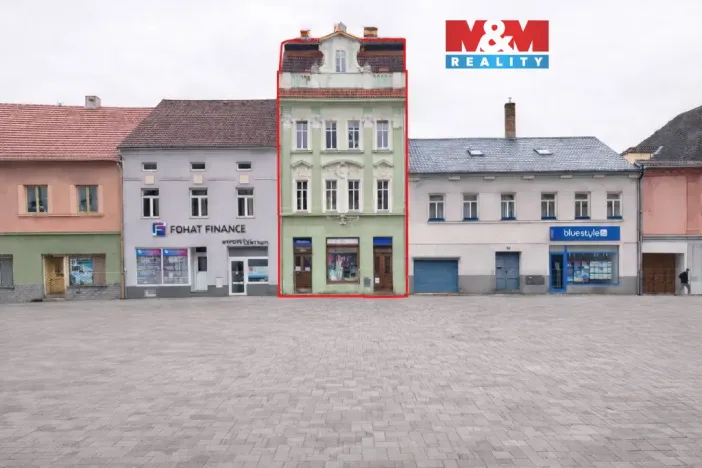 Prodej činžovního domu, Strakonice - Strakonice I, Velké náměstí, 549 m2