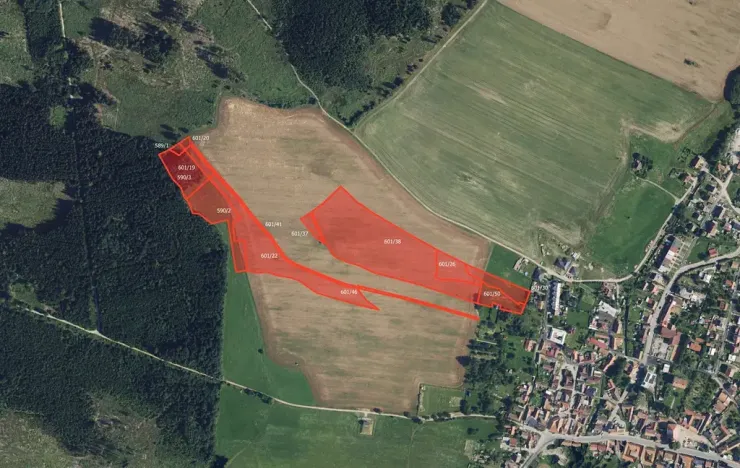 Prodej pole, Žďárná, 29881 m2