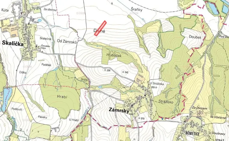 Prodej pole, Zámrsky, 14444 m2
