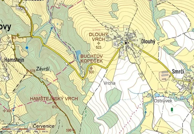Dražba lesa, Záhoří, 3816 m2