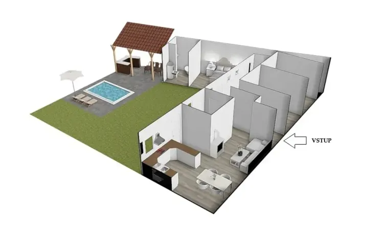 Prodej rodinného domu, Vážany, 702 m2