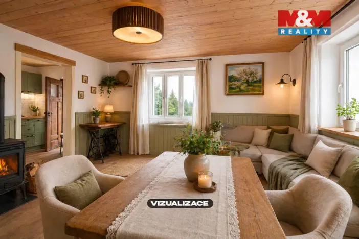 Prodej chalupy, Višňová - Saň, 80 m2