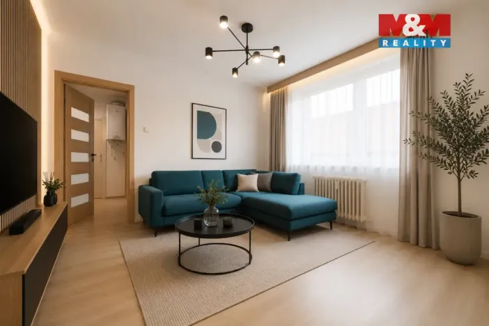 Prodej bytu 2+kk, Trhové Sviny, Branka, 44 m2