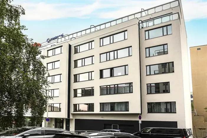 Pronájem bytu 1+kk, Praha - Karlín, Pobřežní, 27 m2