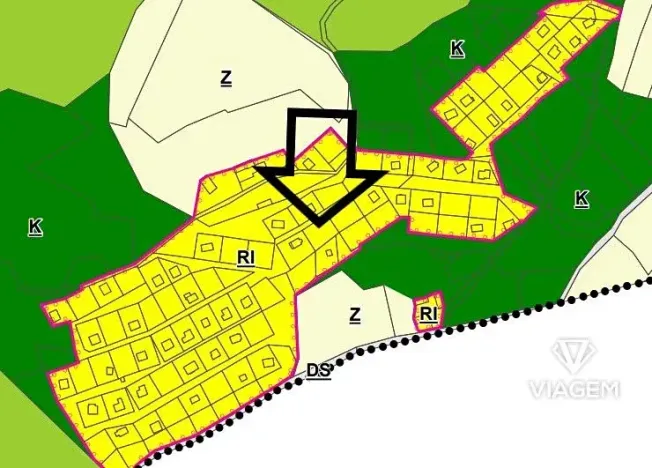 Prodej zahrady, Rajnochovice, 391 m2