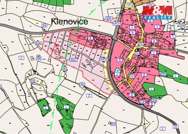 Prodej pozemku pro bydlení, Milešov - Klenovice, 1317 m2