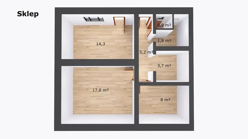 Prodej rodinného domu, Cerekvice nad Bystřicí, 62 m2