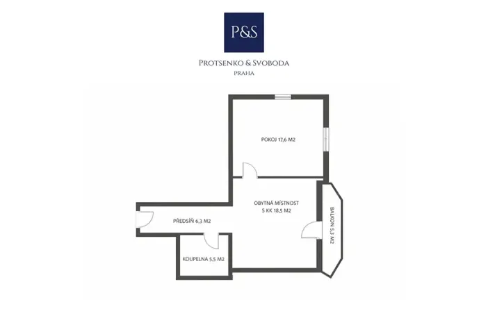 Prodej bytu 2+kk, Praha - Kbely, Rackova zahrada, 54 m2