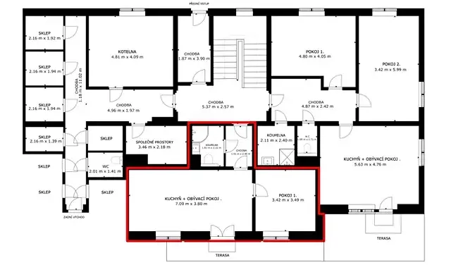 Prodej bytu 2+kk, Jablonec nad Nisou, Zemědělská, 47 m2