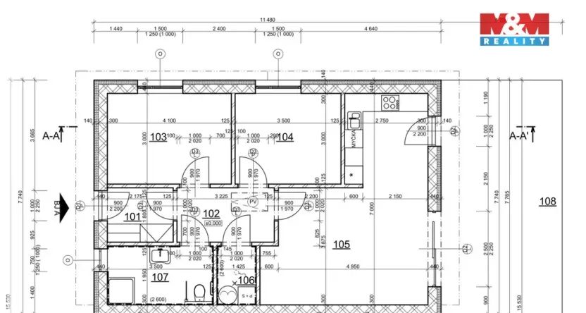 Prodej rodinného domu, Brandýs nad Labem-Stará Boleslav - Stará Boleslav, Na praporci, 72 m2