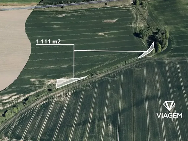 Prodej pole, Cheb, 1111 m2