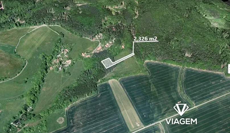 Prodej lesa, Vlkančice, 2326 m2