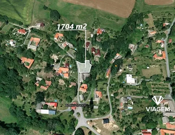 Prodej pozemku pro bydlení, Jeseník nad Odrou, 1704 m2