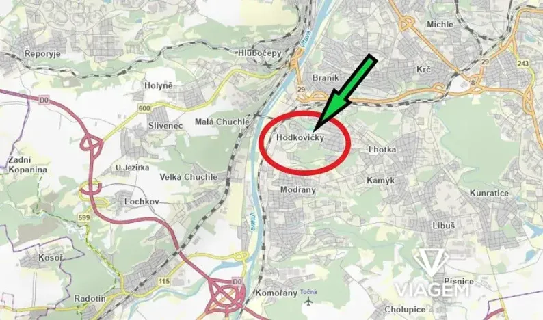 Prodej podílu zahrady, Praha - Hodkovičky, 1061 m2
