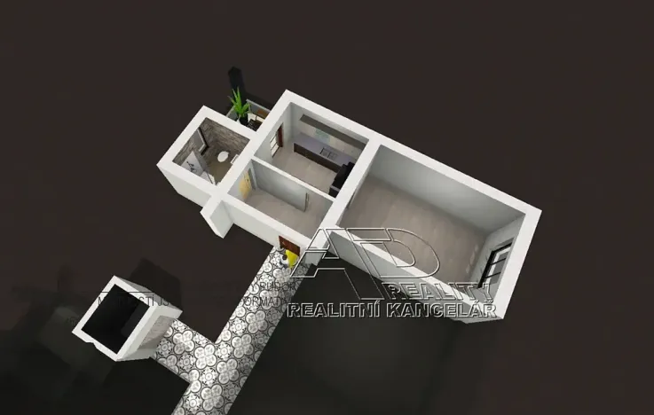 Pronájem bytu 1+kk, České Budějovice, Fráni Šrámka, 40 m2