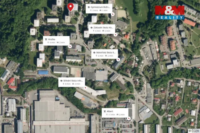 Pronájem bytu 3+1, Rožnov pod Radhoštěm, Svazarmovská, 62 m2