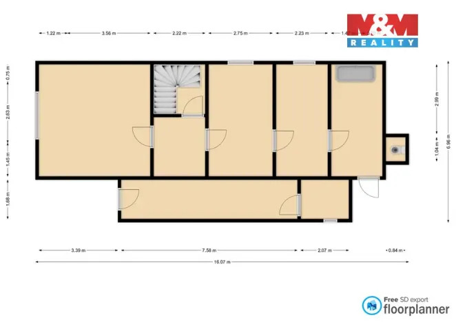 Prodej rodinného domu, Přílepy, 75 m2