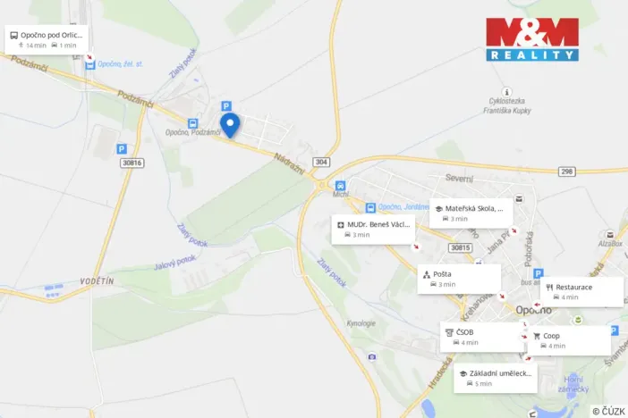 Prodej bytu 3+1, Opočno, Nádražní, 81 m2